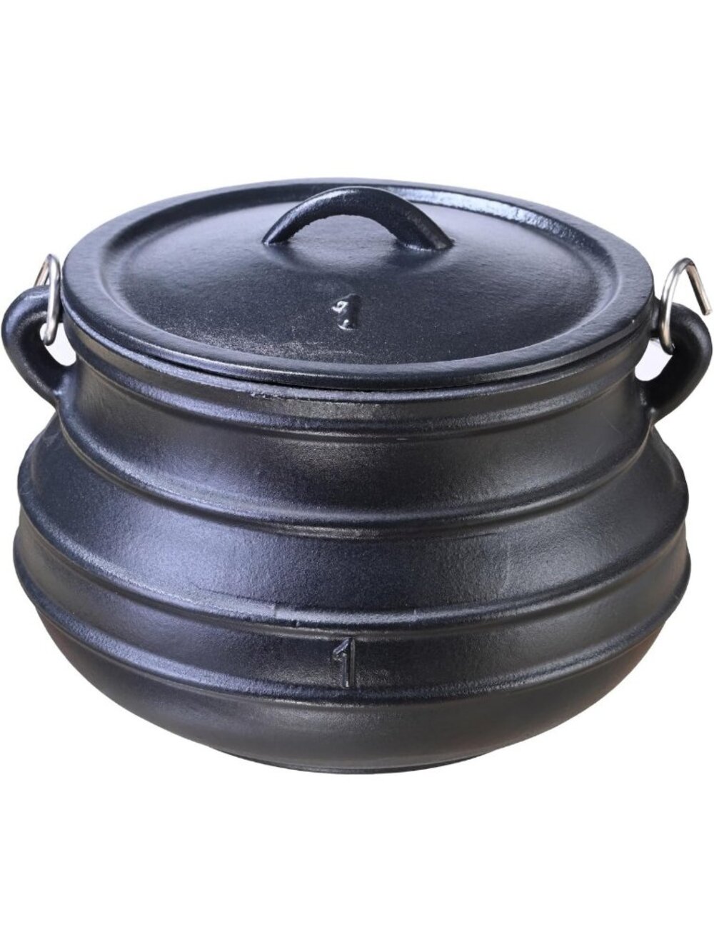 4QT Enameled Cast Iron Cauldron - Halloween Decor, Witches Candy Bowl, Spooky